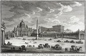 Basilica of Saint Peters, Vatikanet, ca. 1753
