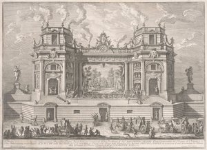 The Seconda Macchina for the Chinea of 1761: A Magnificent Theatre, 1761.