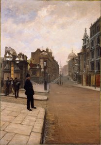 En søndag i London (maleri af Giuseppe or Joseph de Nittis