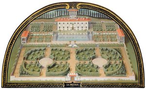 Villa Medicea La Petraia (middelalderkerne, sæde for Brunelleschi -familien; 1575–89 for Ferdinando I