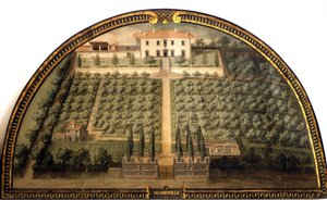Villa di Marignolle af Giusto Utens (1500-tallet).