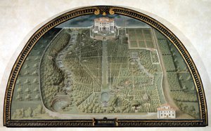 Villa di Pratolino af Giusto Utens (1500-tallet).