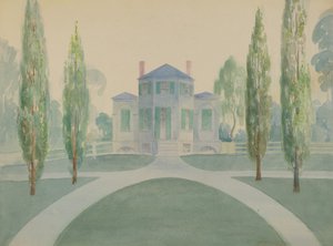 Hus af Benjamine C. Moore, ca. 1936.
