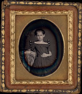 Portræt af en pige, ca. 1850 (foto) af Glenalvin J. Goodridge