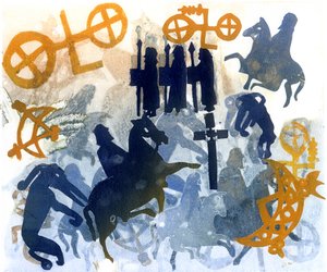 Høstfest (monotype)