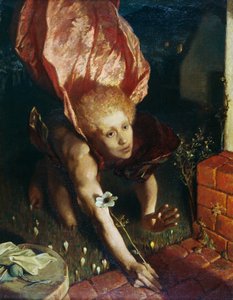 Bebudelsens engel af Glyn Warren Philpot