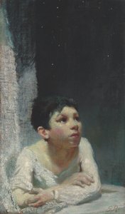 Den lille spanier, ca. 1909 (olie på lærred) af Glyn Warren Philpot