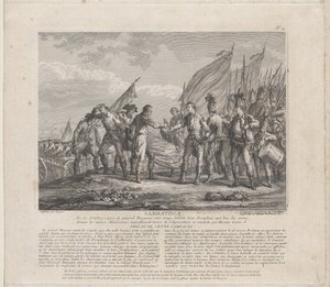 Sarratoga [sic] 17. oktober 1777, ca. 1777. af Godefroy