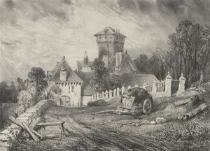 Slottet Pesteil i Polminhac, 1832.