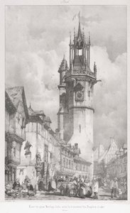 Maleriske og romantiske rejser i det antikke Frankrig, Normandiet: Tour du Gros-Horlage, Évreux af Godefroy Engelmann