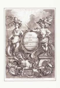 Kit-Cat Club lavet ud fra de originale malerier af Sir af Godfrey (after) Kneller