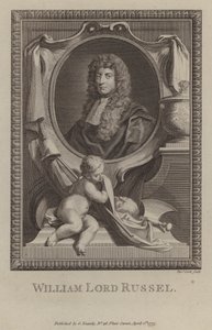 William Russell, Lord Russell, engelsk politiker (gravering) af Godfrey (after) Kneller