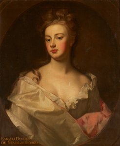 Portræt af Sarah, hertuginde af Marlborough (olie på lærred) af Godfrey (circle of) Kneller
