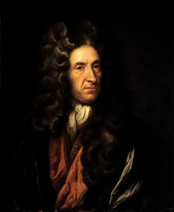 Daniel Defoe (1660-1731) af Godfrey (manner of) Kneller