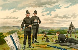 The 1st Middlesex Victoria Rifles - Volunteers, 1890. af Godfrey Douglas Giles
