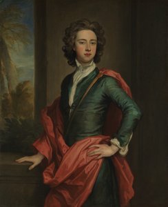 Charles Beauclerk 1670-1726, hertug af St. Albans, ca. 1690-95. af Godfrey Kneller