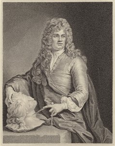 Grinende Gibbons af Godfrey Kneller