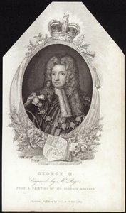 Kong George II af Storbritannien og Irland af Godfrey Kneller