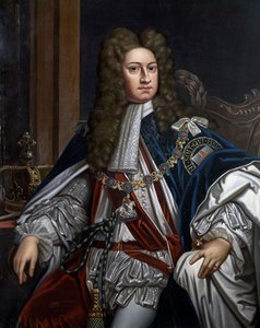 Portræt af George I, konge af Storbritannien (1660-1727) af Godfrey Kneller
