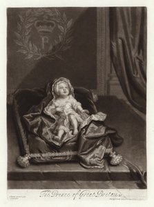 Portræt af prins James Stuart som baby