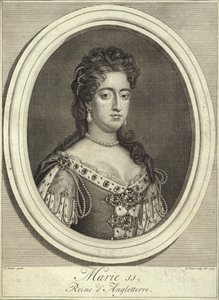 Portræt af dronning Mary II af England, Skotland og Irland af Godfrey Kneller