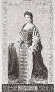 Queen Mary II (1662-94) fra `Illustrationer af engelsk og skotsk historie