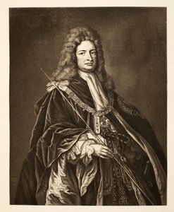 Robert Harley, Earl of Oxford, pub. 1902 (collotype) af Godfrey Kneller