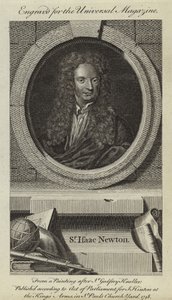 Sir Isaac Newton af Godfrey Kneller