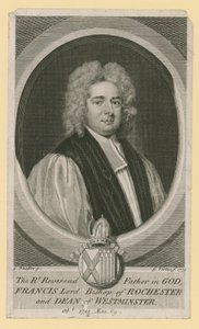The Right Reverend Father in God, Francis Lord Bishop of Rochester og Dean of Westminster af Godfrey Kneller