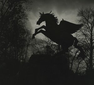 Pegasus-statue i Mirabell-haven af Godfrey Macdominic