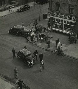 Gadebillede i Sidmouth Road i det nordlige London af Godfrey Macdominic