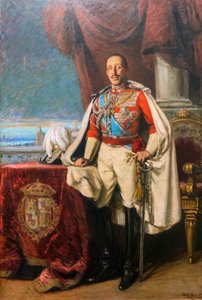 Portræt af kong Alfonso XIII af Spanien