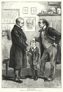 Føler hans stød (gravering) af Gordon Frederick (after) Browne