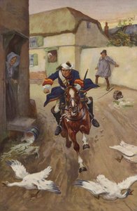 Flyvning (farve litho)
