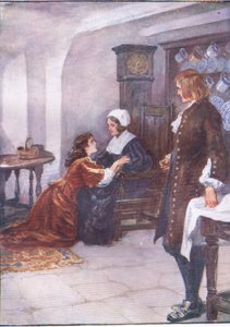 "Nu er jeg til din smag fætter?", fra Lorna Doone pub.by W & R Chambers Ltd, 1921 af Gordon Frederick Browne