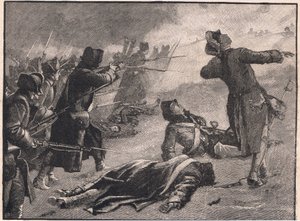 Montgomerys angreb på den lave by, Quebec AD 1775 af Gordon Frederick Browne