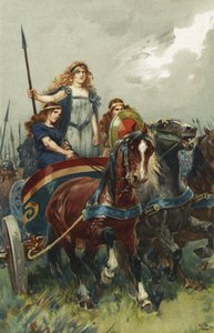 Dronning Boadicea af Gordon Frederick Browne