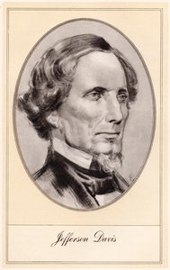 Jefferson Davis, amerikansk soldat og politiker, begyndelsen af det 20. århundrede af Gordon Ross