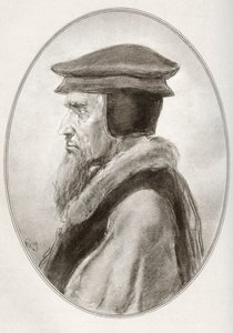 John Calvin, født Jehan Cauvin, fra Living Biographies of Religious Leaders af Gordon Ross