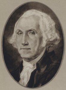 Portrætter af amerikanske statsmænd: George Washington (litho) af Gordon Ross