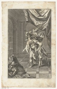 Maximilian III Joseph akkompagneret af Minerva