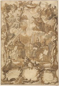 Et specialedesign med læger i kirken af Gottfried Eichler the Younger