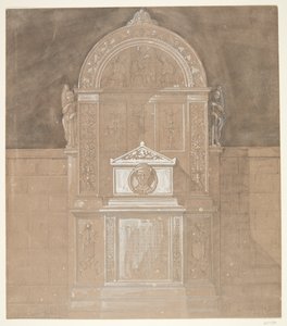 Gravmæle over baron C. F. von Rumohr 1845 af Gottfried Semper