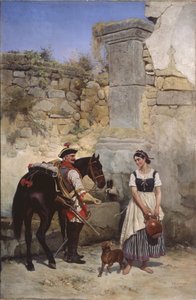 Scene ved brønden, 1890