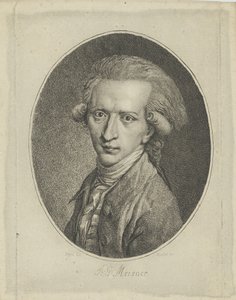 Portræt af August Gottlieb Meissner 1753-1807 , ca. 1800.