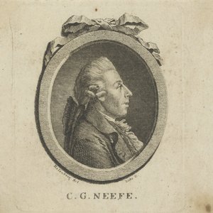 Portræt af komponisten Christian Gottlob Neefe 1748-1798, ca. 1780. af Gottlob August Liebe