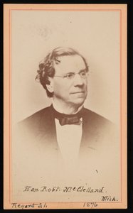 Portræt af Robert McClelland 1807-1880, 1876. af Gottschalk Grelling