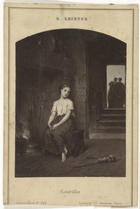 Fotoreproduktion af et maleri af Askepot af Eugène Joseph Lejeune Cendrillon (titel på objekt) af Goupil and Cie.
