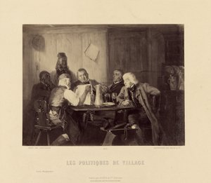 "Landsbypolitik" af Scholesser af Goupil and Cie.