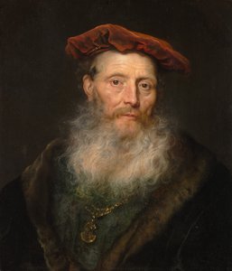 Skægget mand med fløjlskasket, 1645.